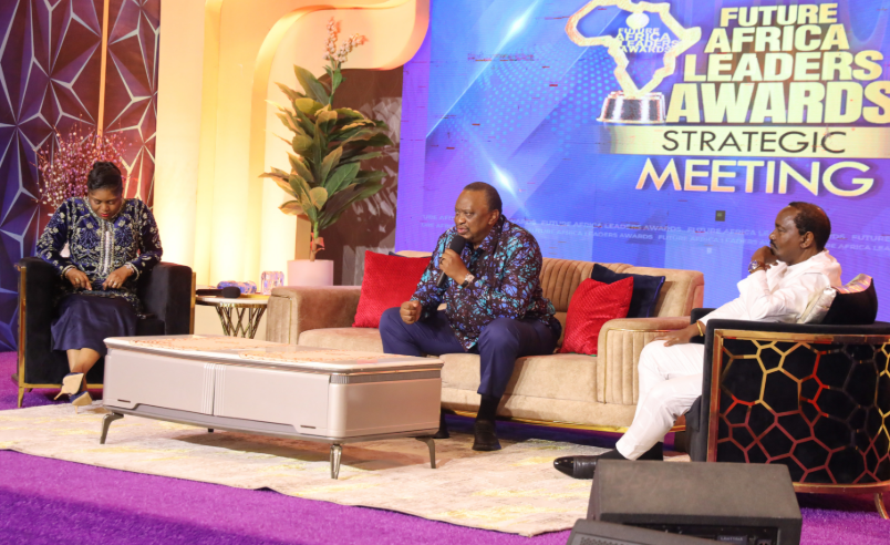 File image of former President Uhuru Kenyatta and Wiper Party leader Kalonzo Musyoka.